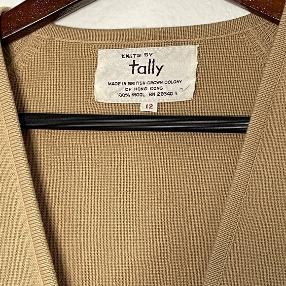 Knits by Tally vintage wool granny blazer size 12 - Picture 5 of 8